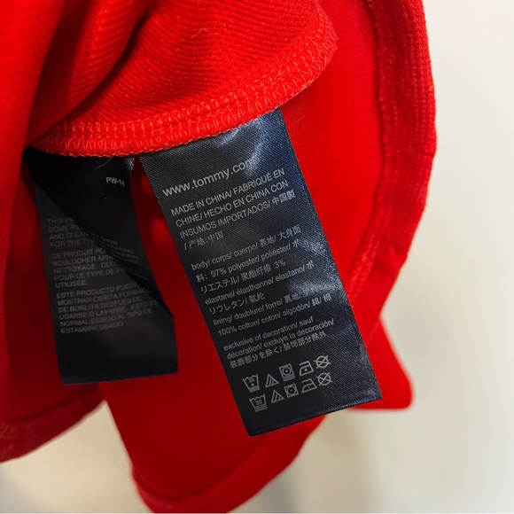 Adorable Tommy Hilfiger Infant Baby Girl Red Star Pattern Dress 3-6 Months - Picture 4 of 9